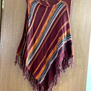 Fall colored sweater/shawl